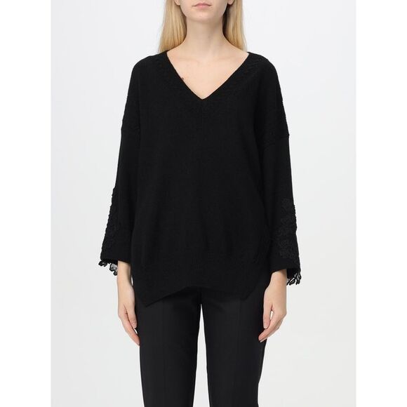 Ermanno Firenze Sweater Woman Black - Picture 1 of 4